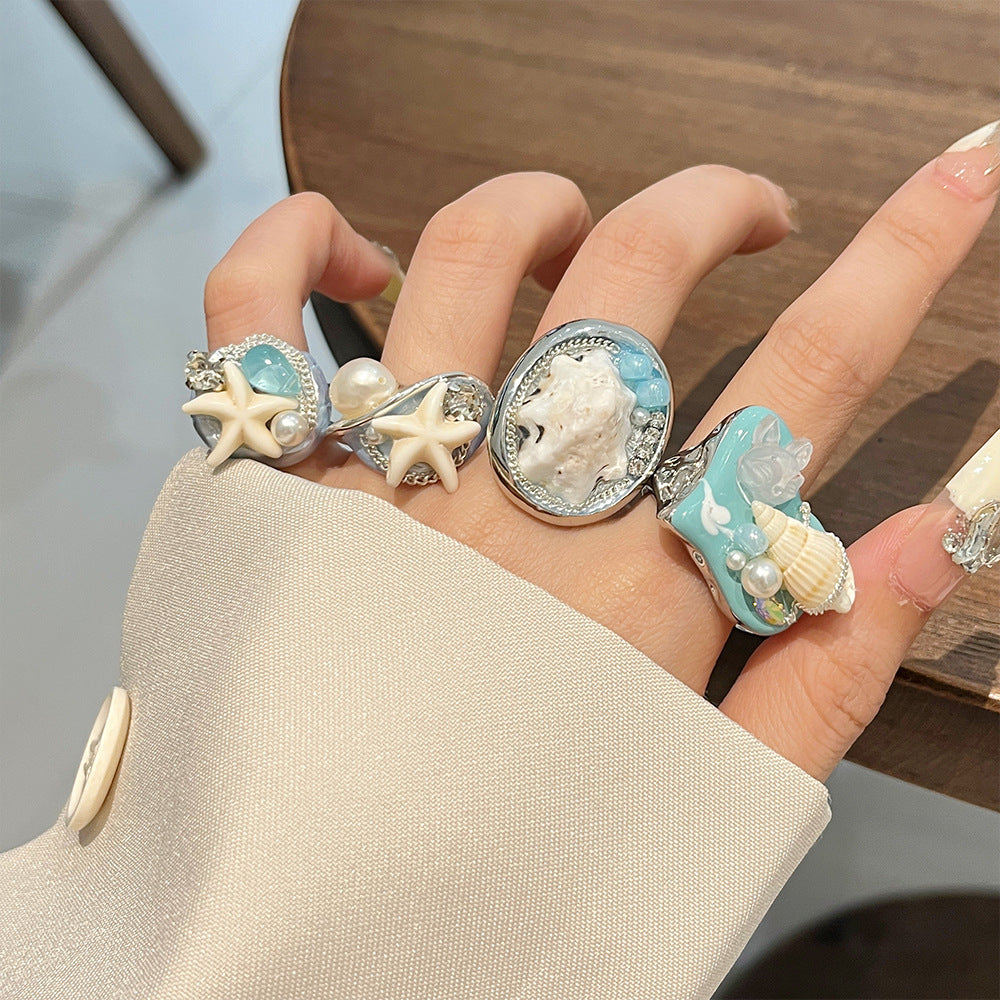 Khylee Marine Pearl Ring [FNU5JTEE]