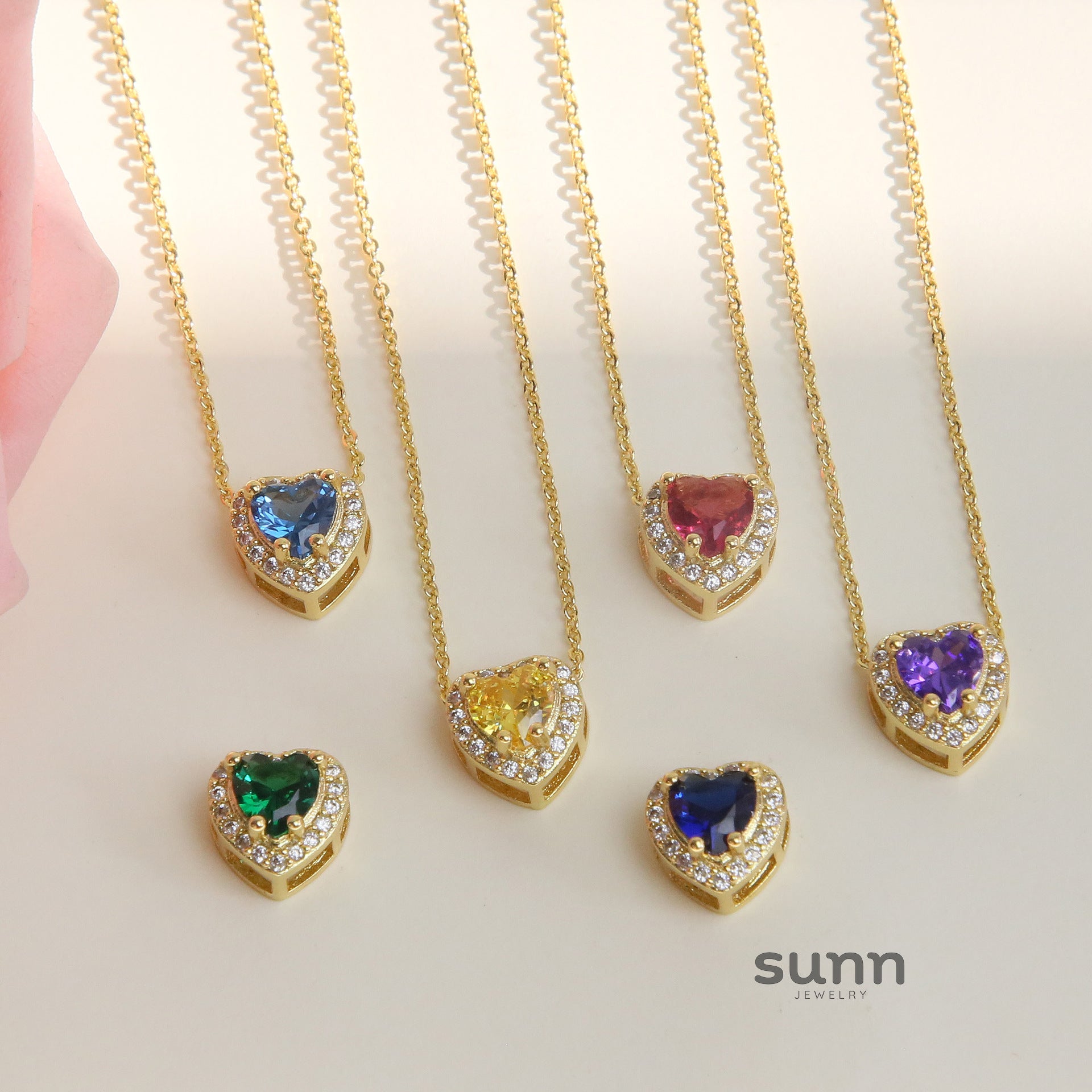 Khylie Heart Birthstone Necklace [57DT8RW2]