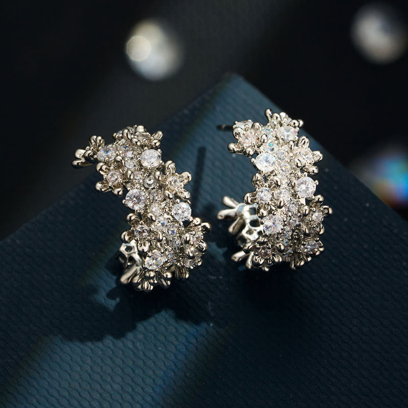 Kiara Dazzling C-Hoop Earrings [RJQYNUJ8]
