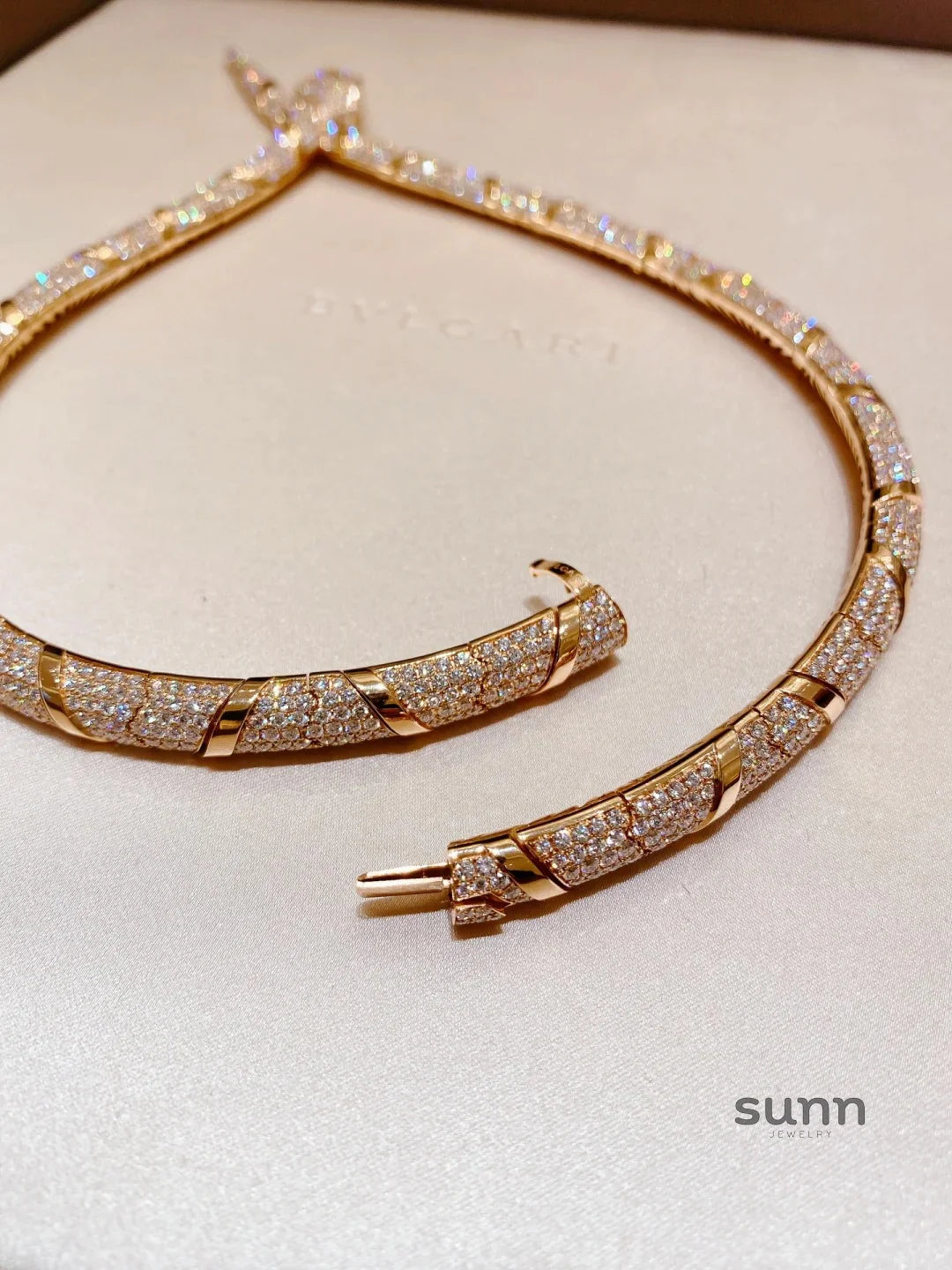 Kiera Serpent Diamond Necklace