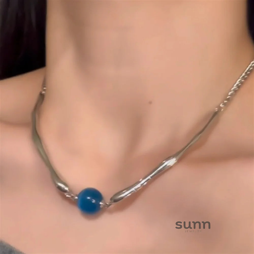 Killian Y2K Glass Bead Necklace