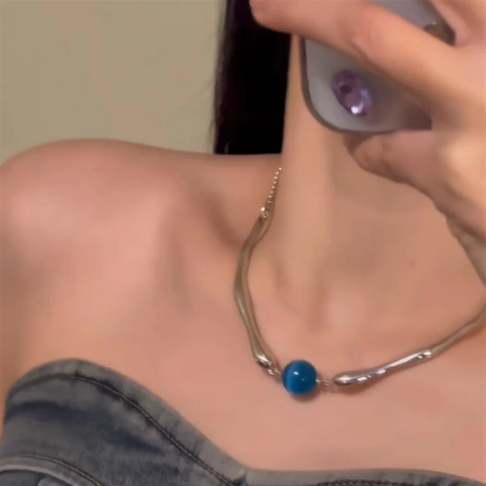 Killian Y2K Glass Bead Necklace