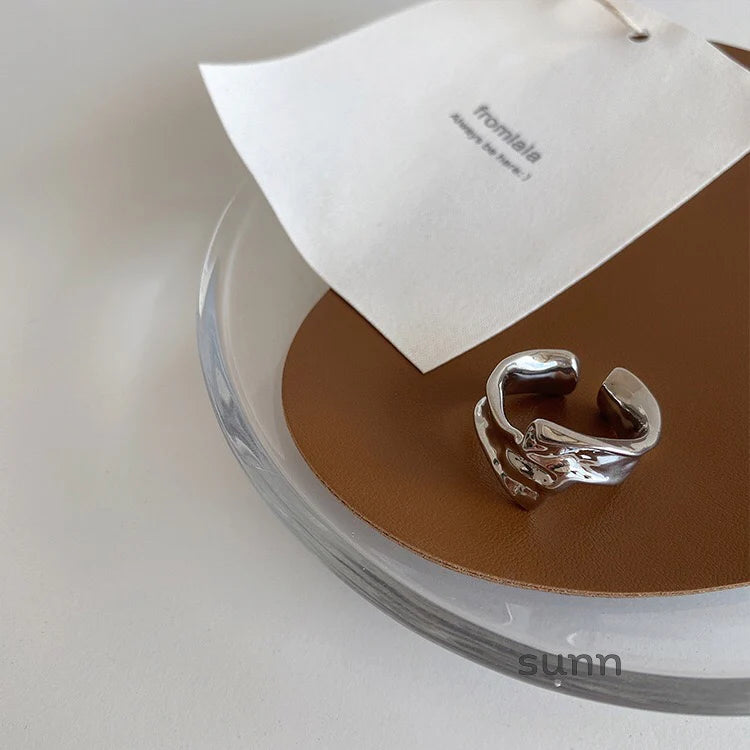 Kim Sculptural Open Ring