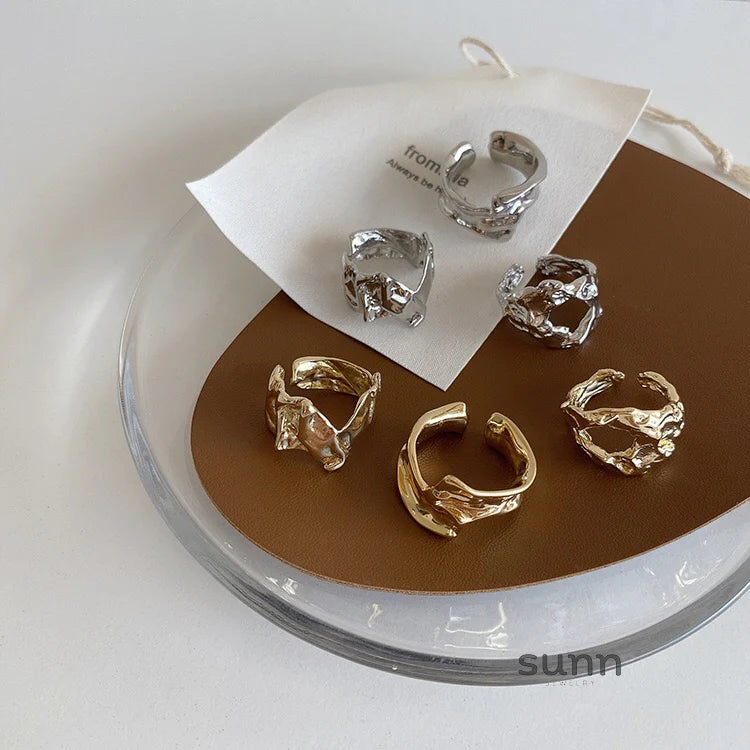 Kim Sculptural Open Ring
