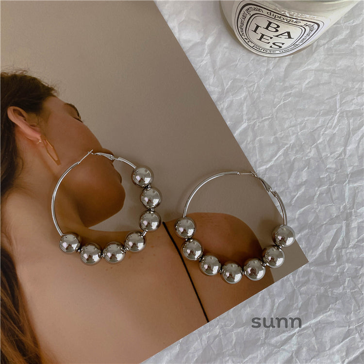 Kimber Sculptural Hoop Earrings [PORQ5FOS]