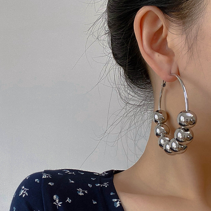 Kimber Sculptural Hoop Earrings [G7C52BTY]