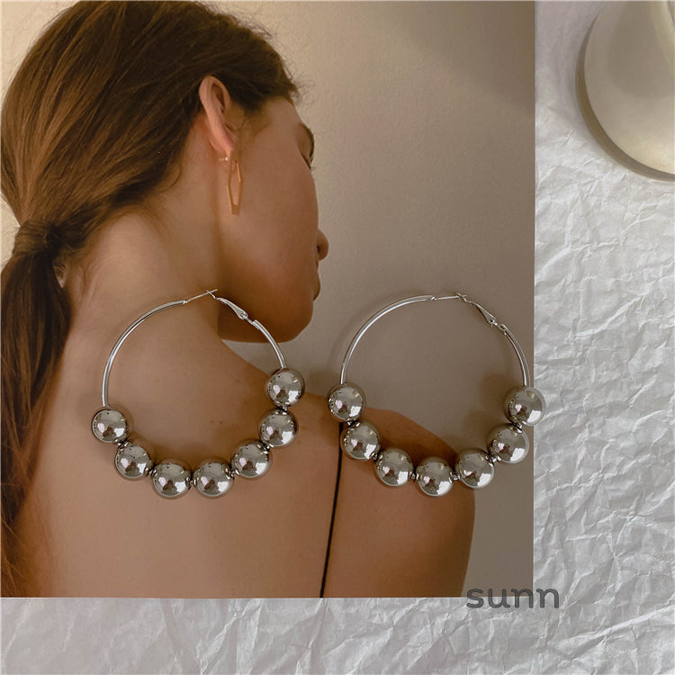 Kimber Sculptural Hoop Earrings [6CPIJZTQ]