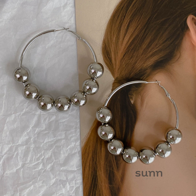 Kimber Sculptural Hoop Earrings [JZKZ2EK1]