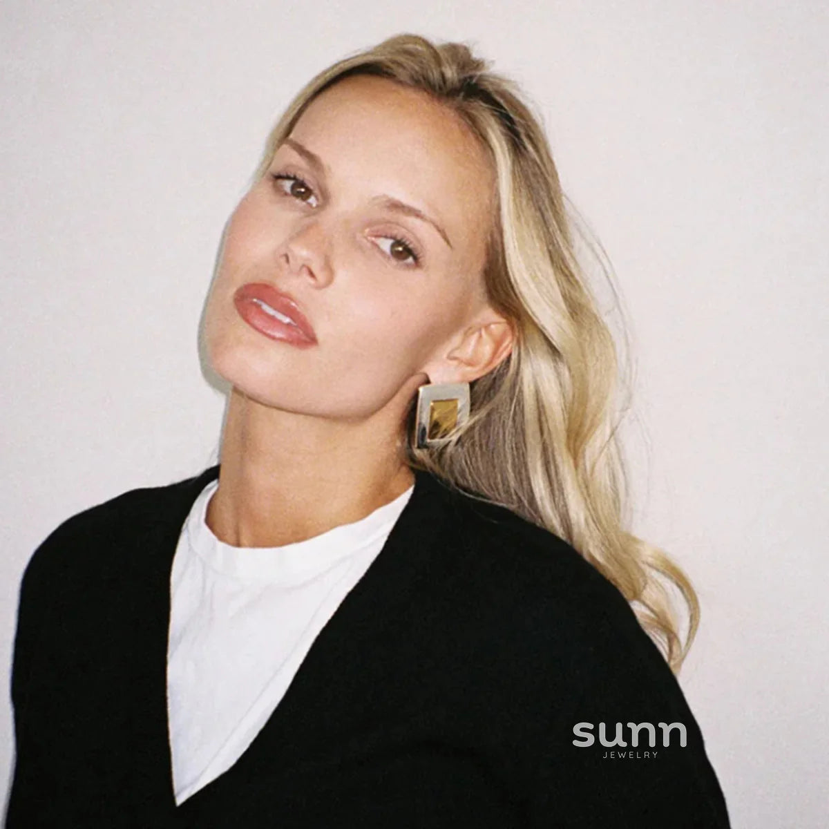 Kimberly Colorblock Geometric Earrings