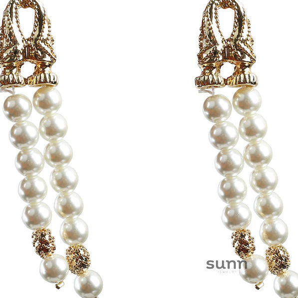Kimberly Layered Pearl Knot Necklace