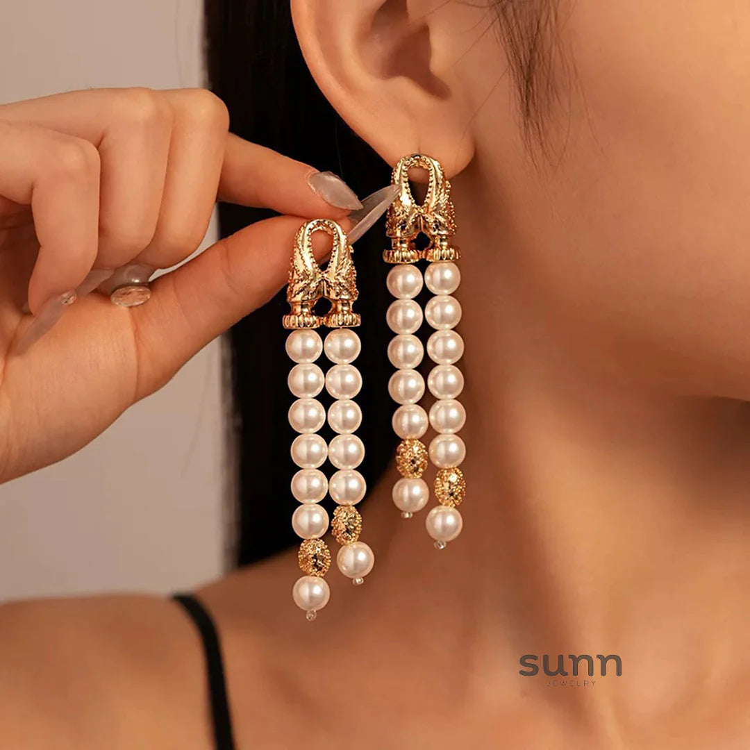 Kimberly Layered Pearl Knot Necklace