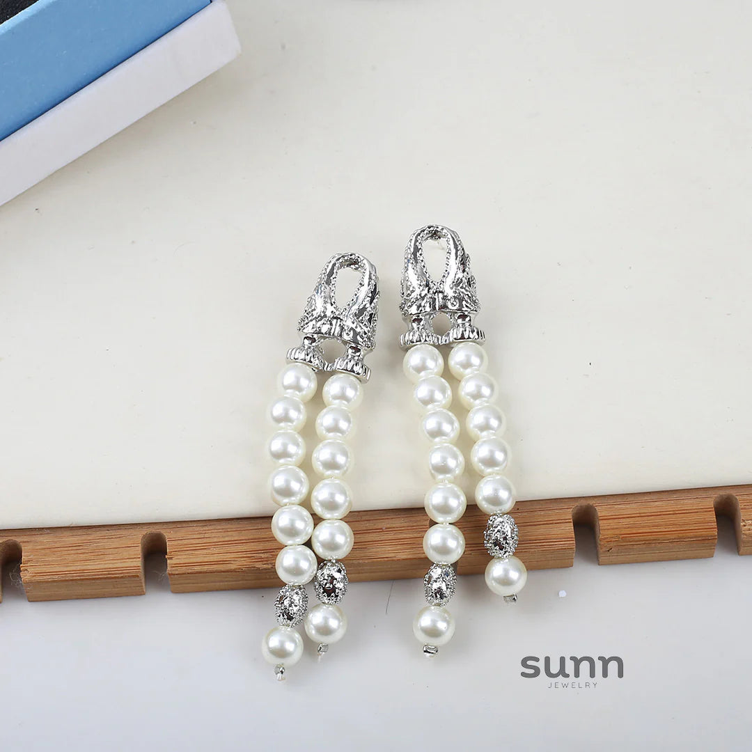 Kimberly Layered Pearl Knot Necklace