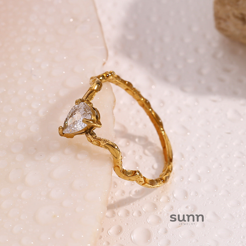 Kimora Snake Drop Diamond Ring [SKMLSU06]