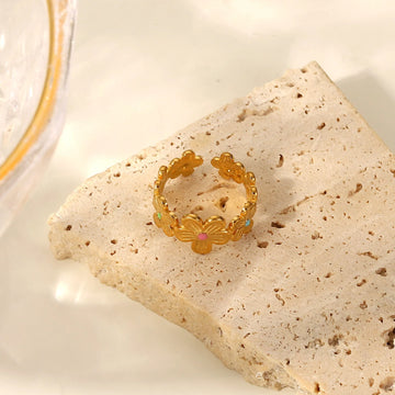 Kingsley Colorful Floral Ring