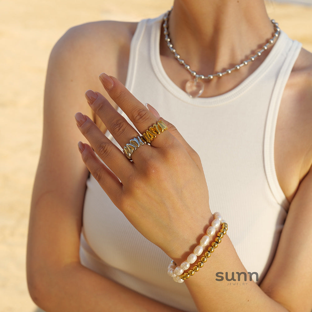 Kinnley Sleek Zircon Jewelry Set [86P18C9C]