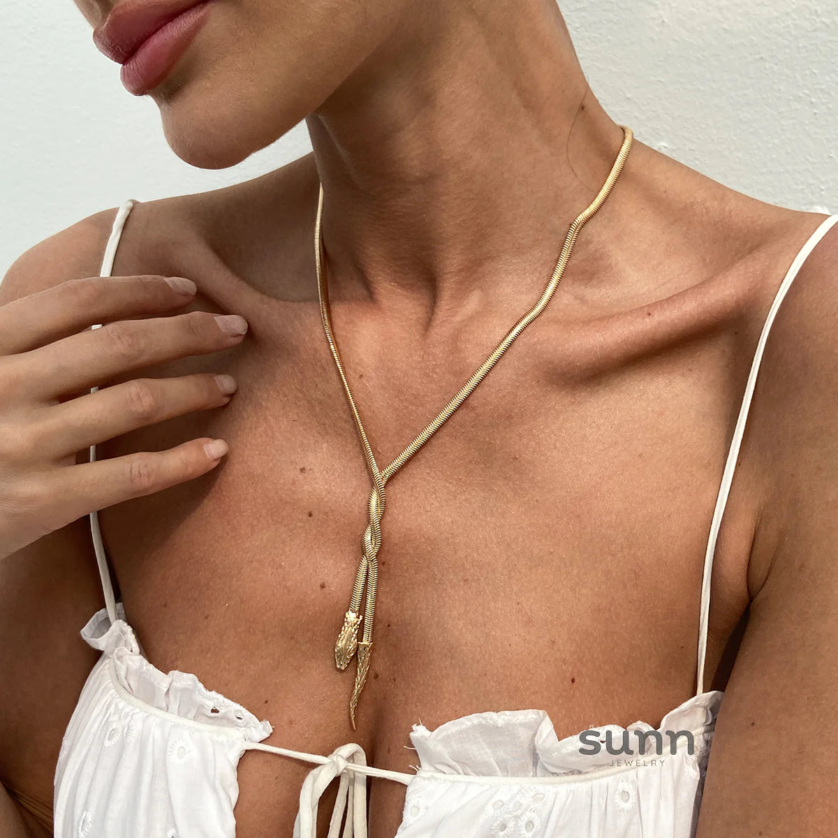 Kinsleigh Serpent Chain Necklace