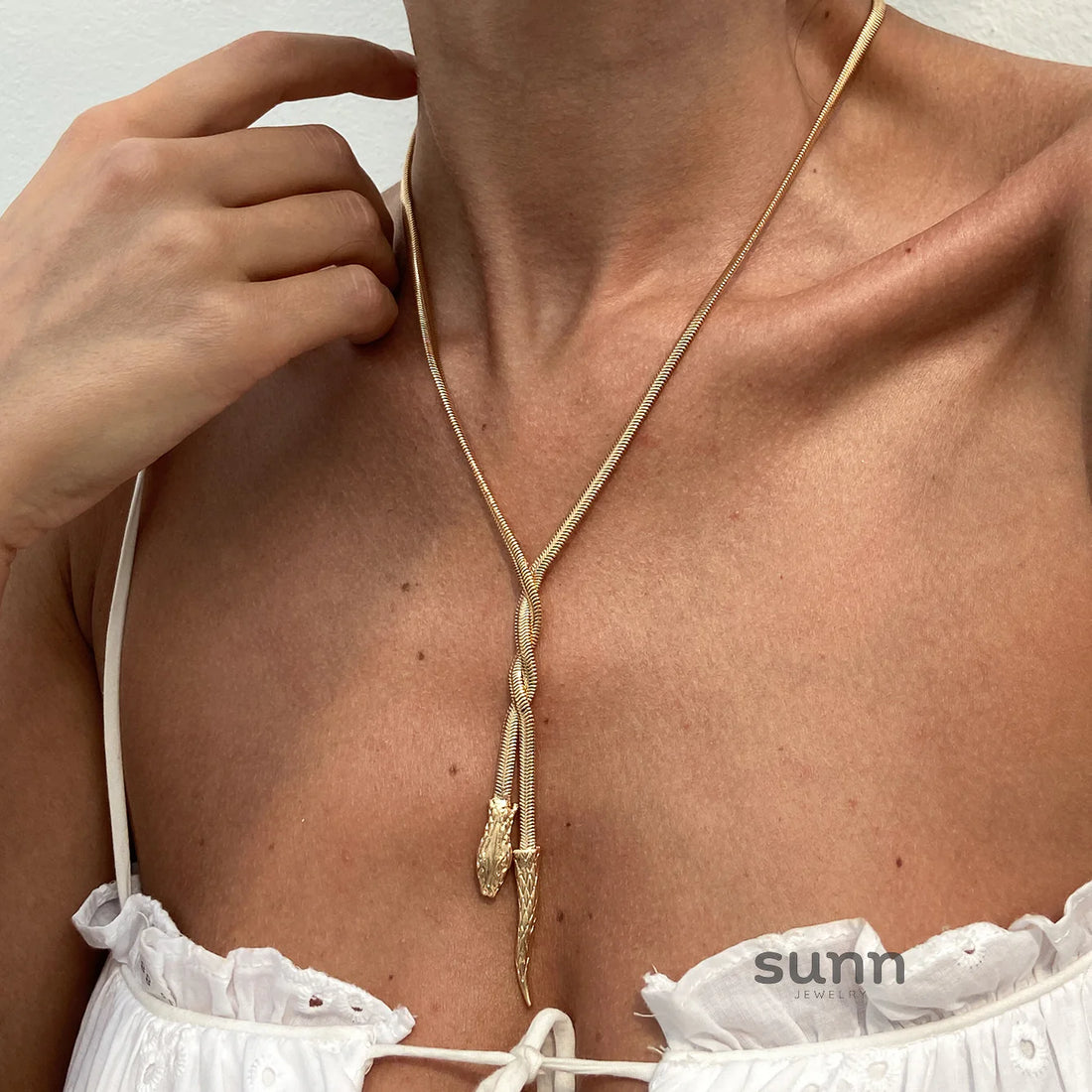 Kinsleigh Serpent Chain Necklace