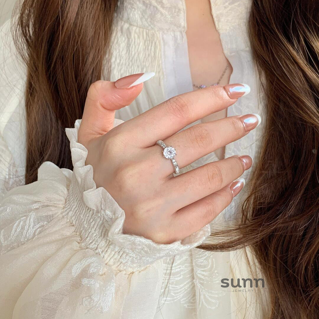 Kinslie Octagonal Rose Ring [VC067KRM]