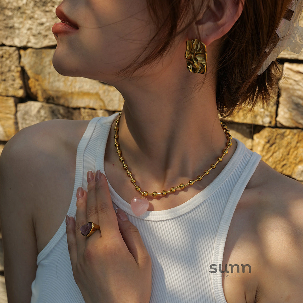 Kinzlee Crystal Heart Necklace [S291TGQJ]