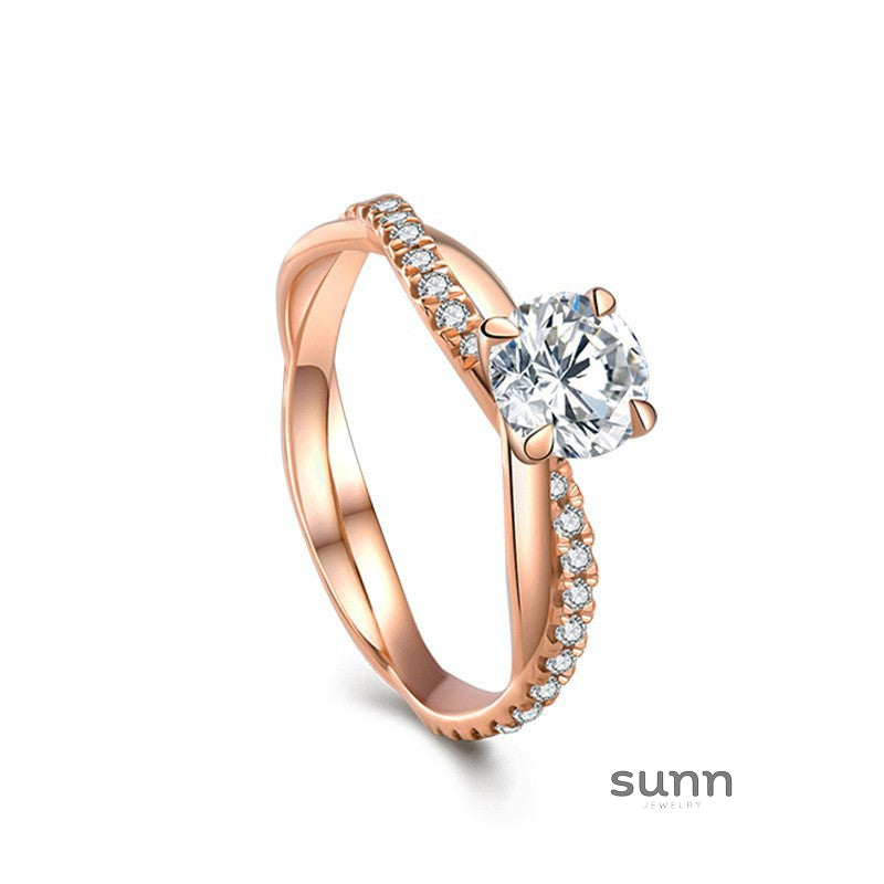 Kinzleigh Two-Tone Princess Ring [PJO2UZDA]