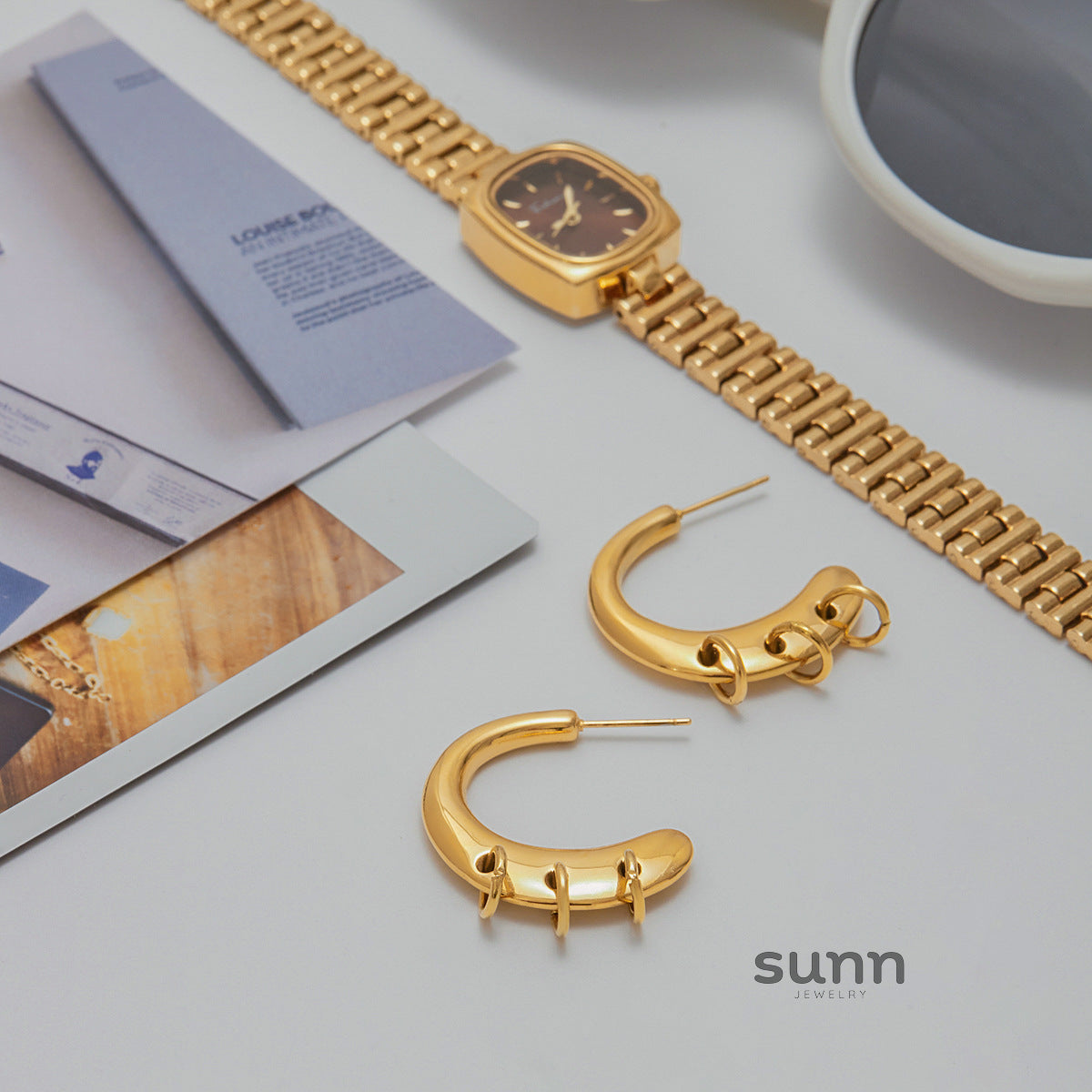 Kiran Minimalist C-Hoops [AVGOUSOG]