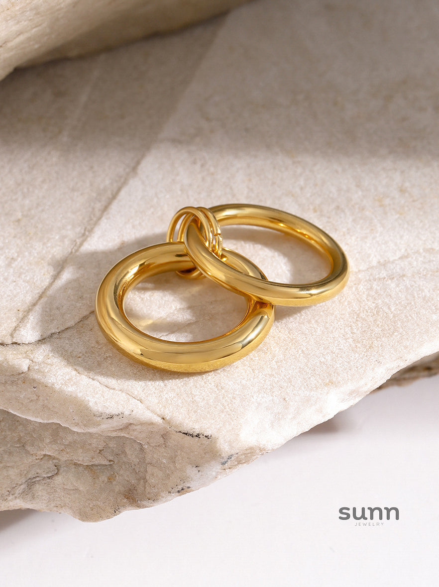 Kiran Modern Ring Duo [MEM602YC]