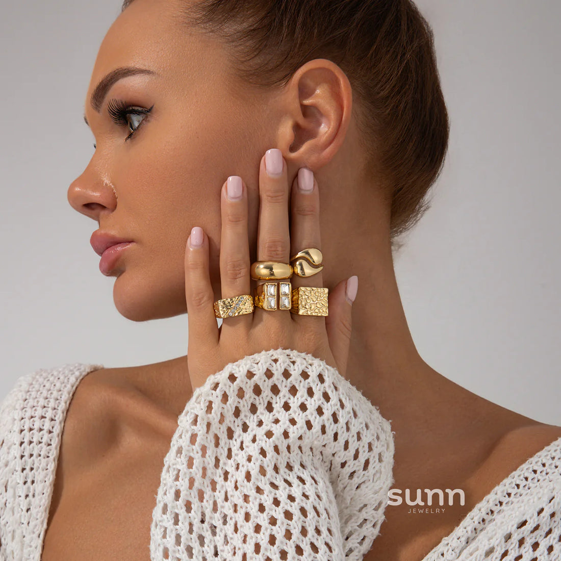 Kirra Delia Stacking Ring Set