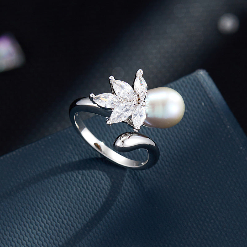 Kirra Serpent Pearl Ring [23CARPPA]