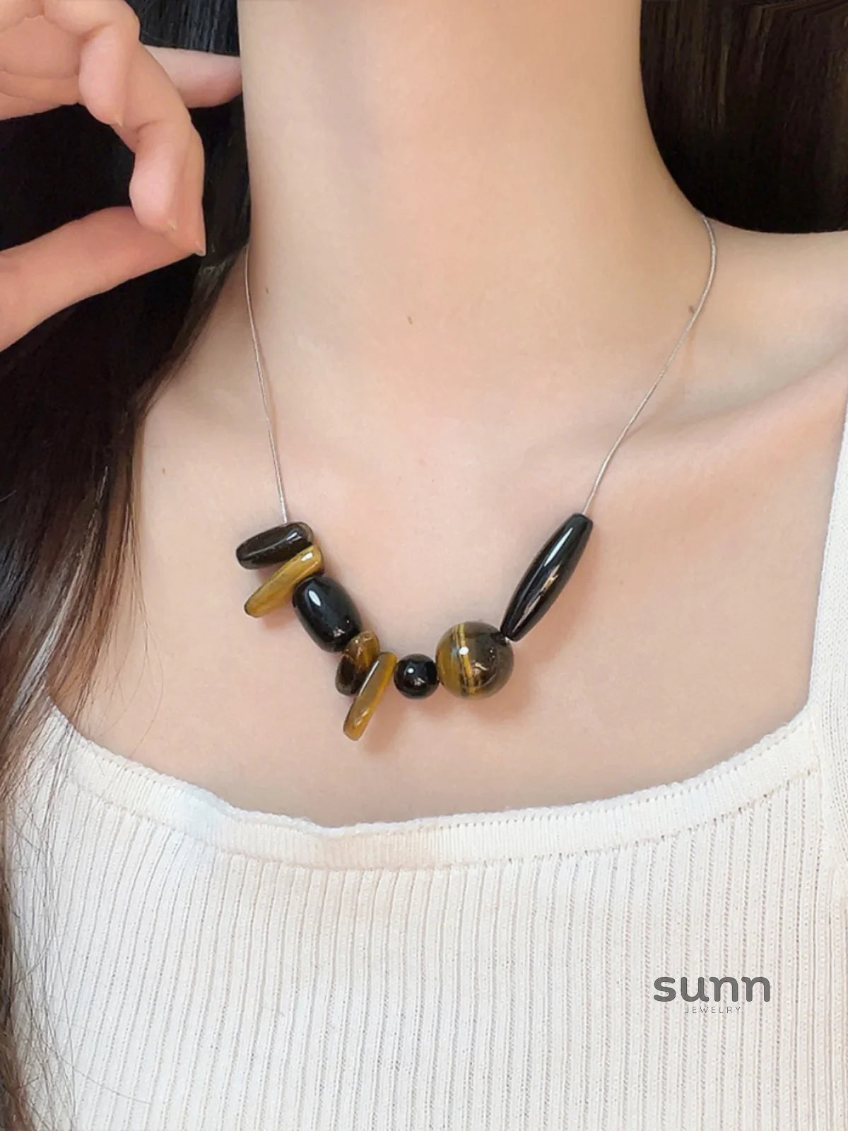 Kit Irregular Tiger's Eye Choker