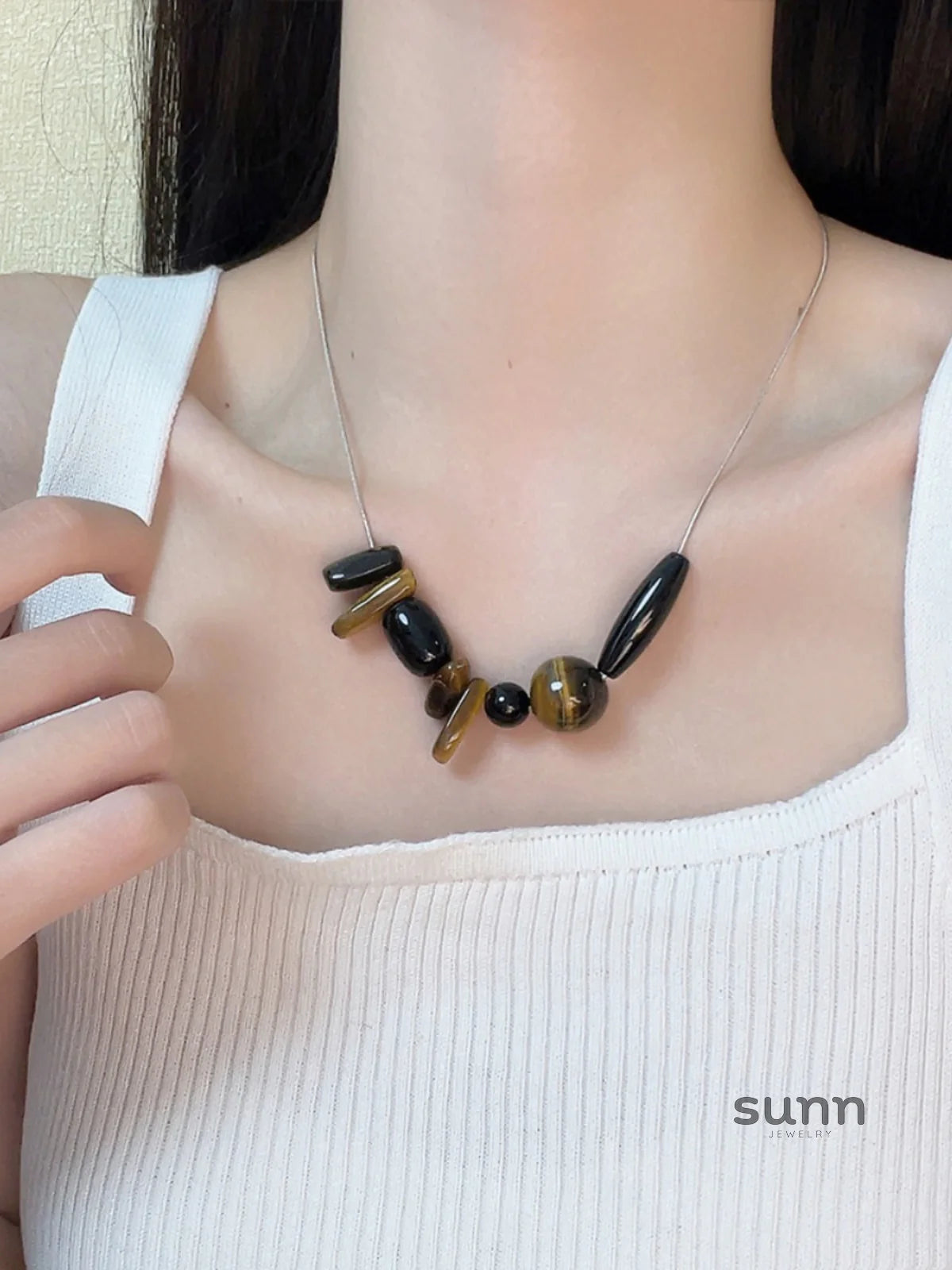 Kit Irregular Tiger's Eye Choker