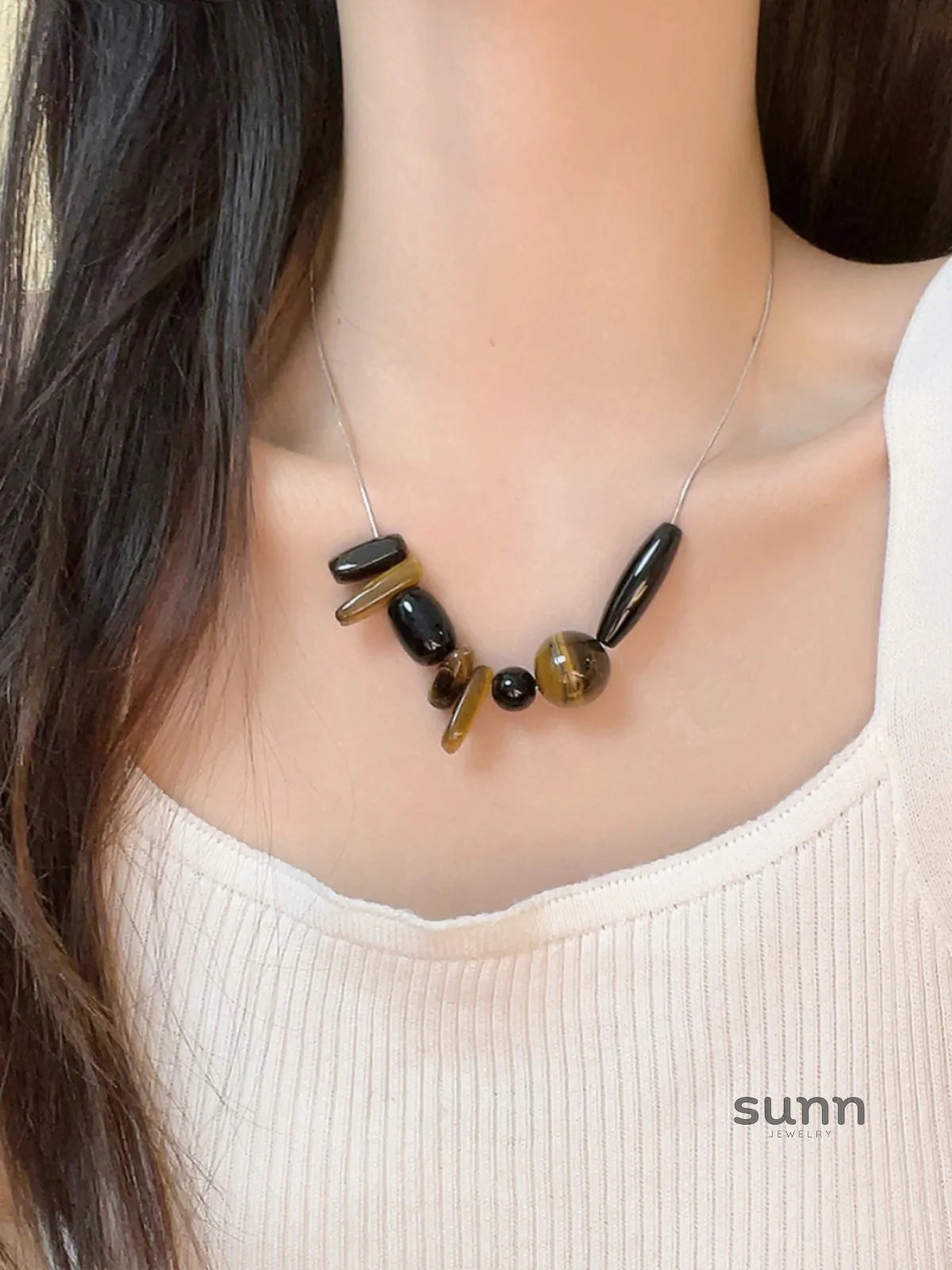 Kit Irregular Tiger's Eye Choker