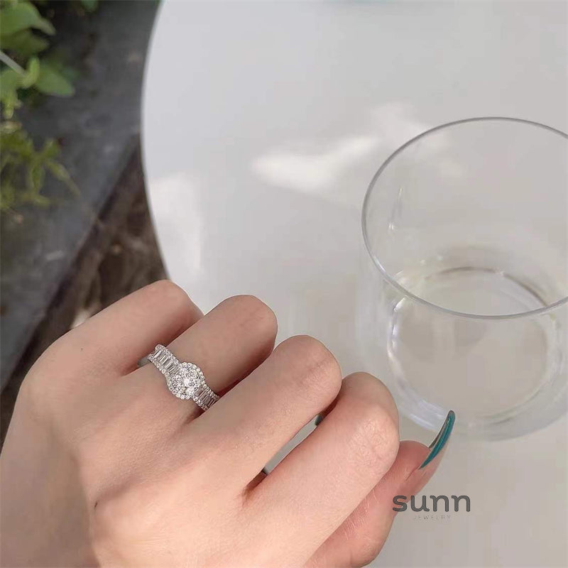 Kiyah Pearl Zircon Ring [E48AJUYF]