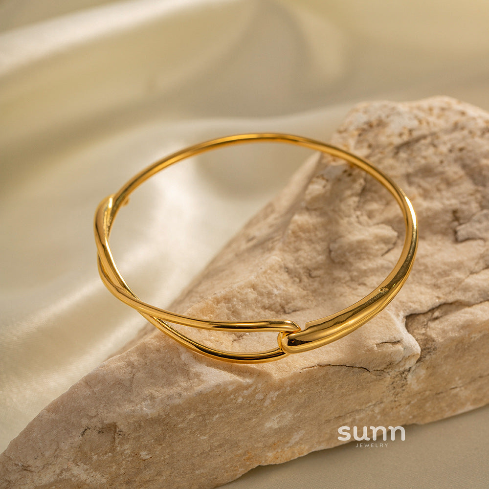 Kiyomi Minimalist Circle Bracelet [ISNMBDH5]