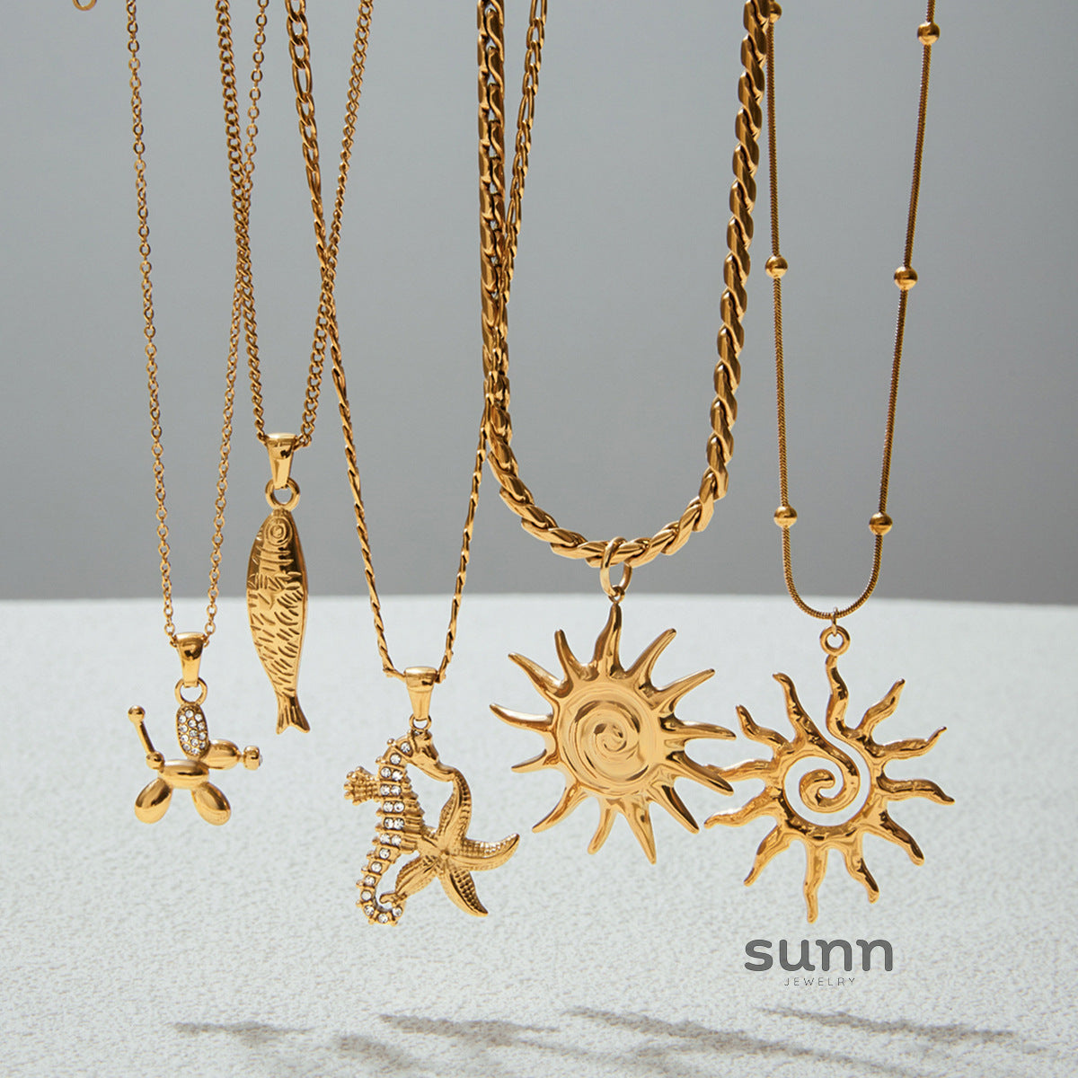 Klarissa Dainty Dog Necklace [0WXZIIPX]