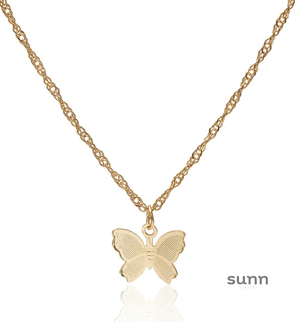 Klaudia Butterfly Pendant Necklace