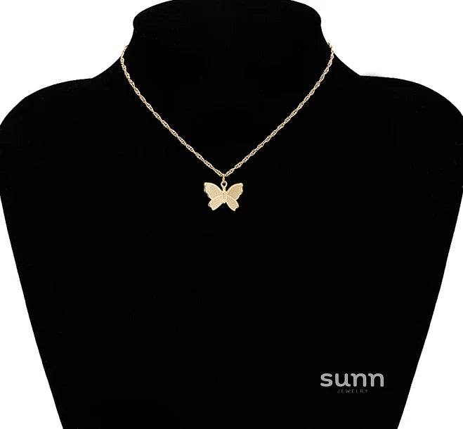 Klaudia Butterfly Pendant Necklace