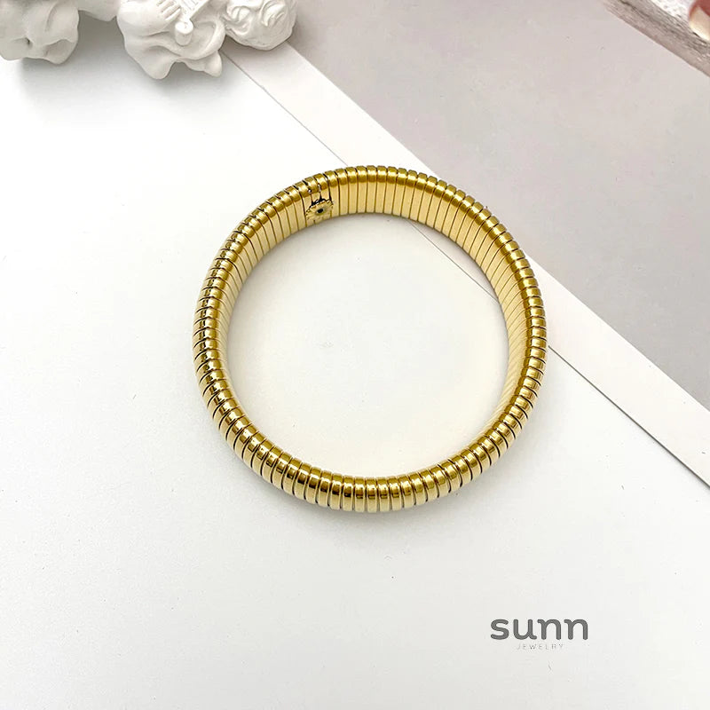 Klaudia Woven Statement Bangle
