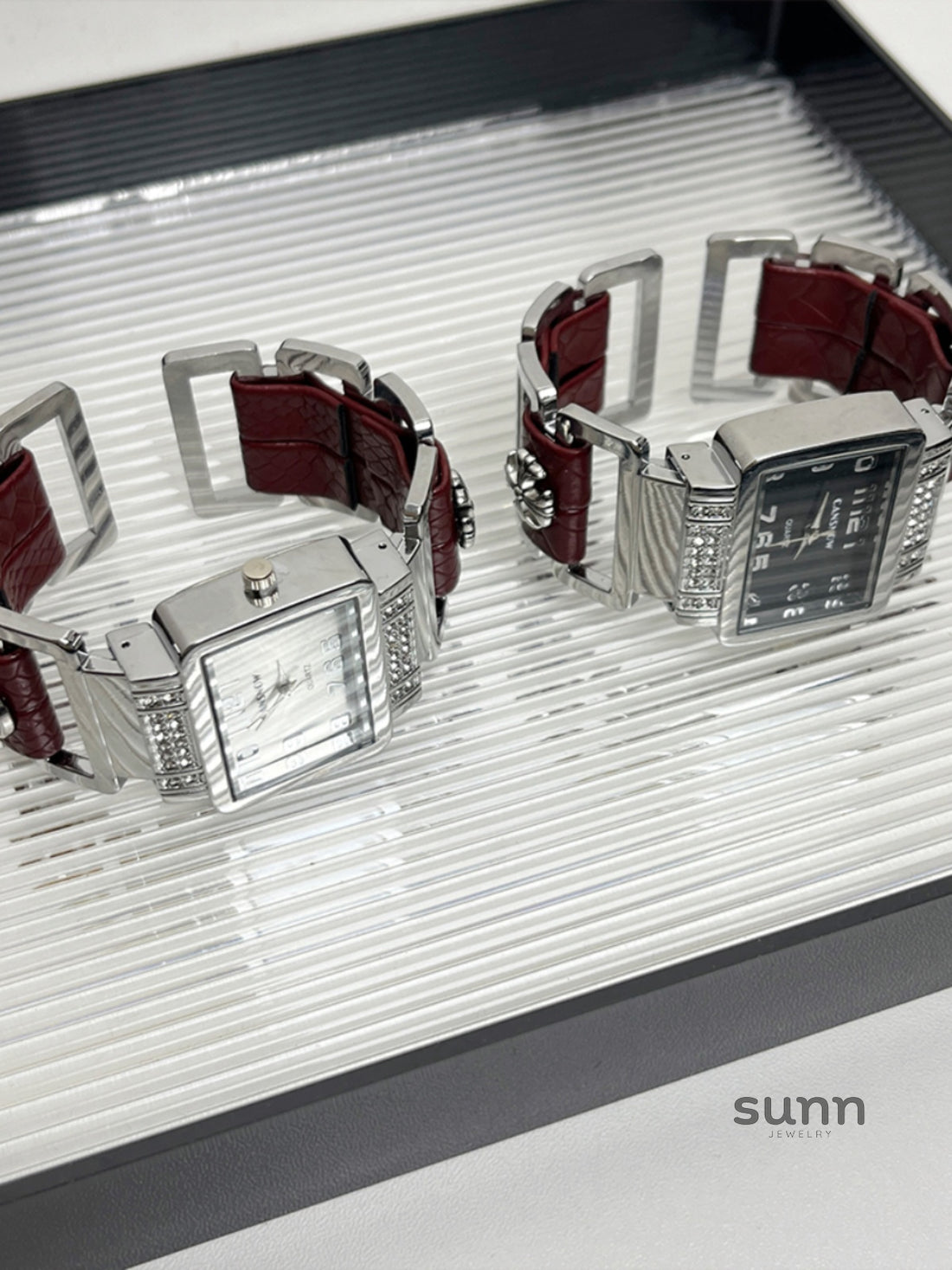 Koda Y2K Leather Cuff Watch [6QI1U3E6]