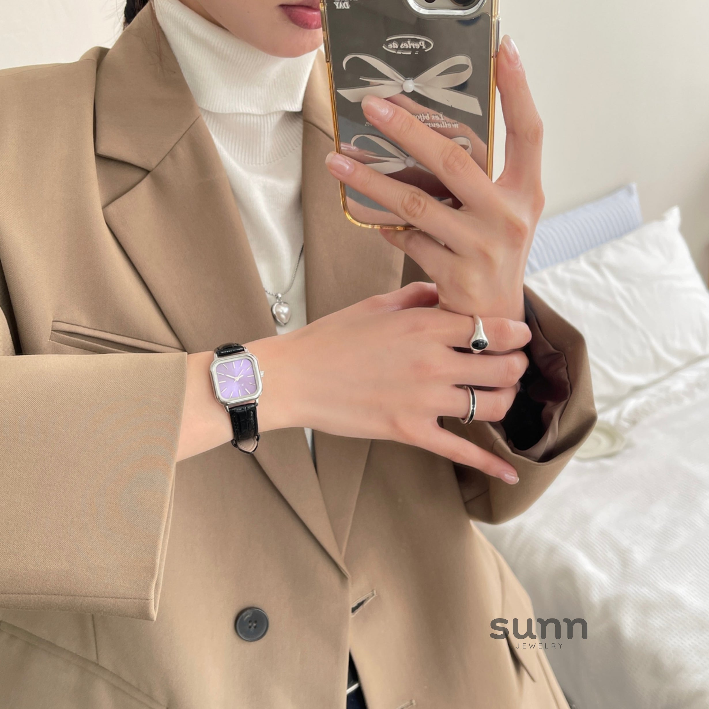 Koi Minimalist Square Watch [T8OUMB7W]