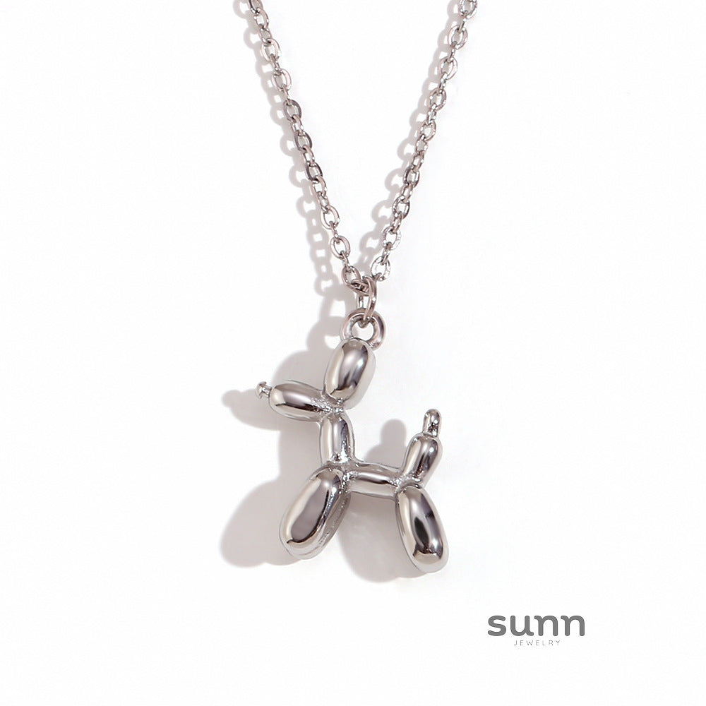 Kolbie Gold Puppy Necklace [V5XKO1WK]