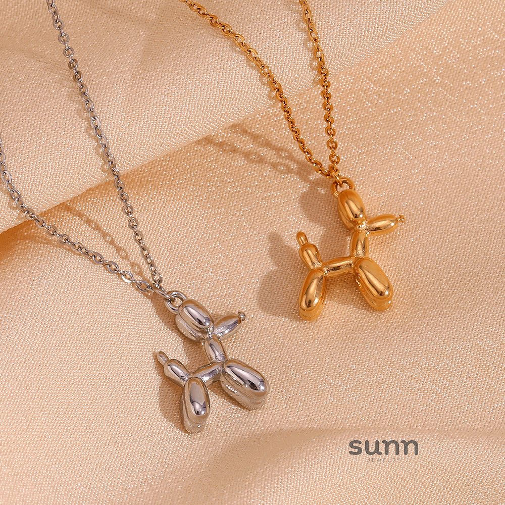 Kolbie Gold Puppy Necklace [YU7DO65N]