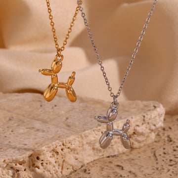 Kolbie Gold Puppy Necklace [AS9LCZ42]