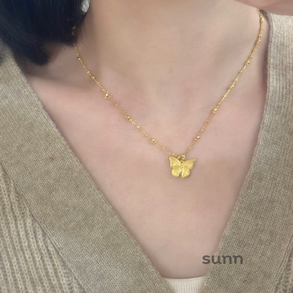 Kollyns Diamond Butterfly Pendant [3TIL0TZW]