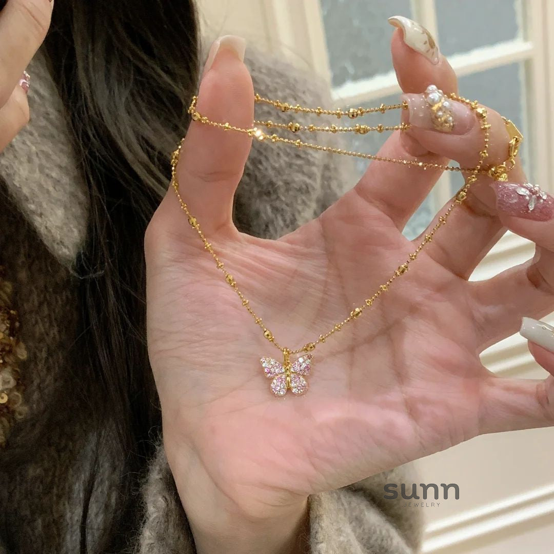 Kollyns Diamond Butterfly Pendant [SL6DWS19]