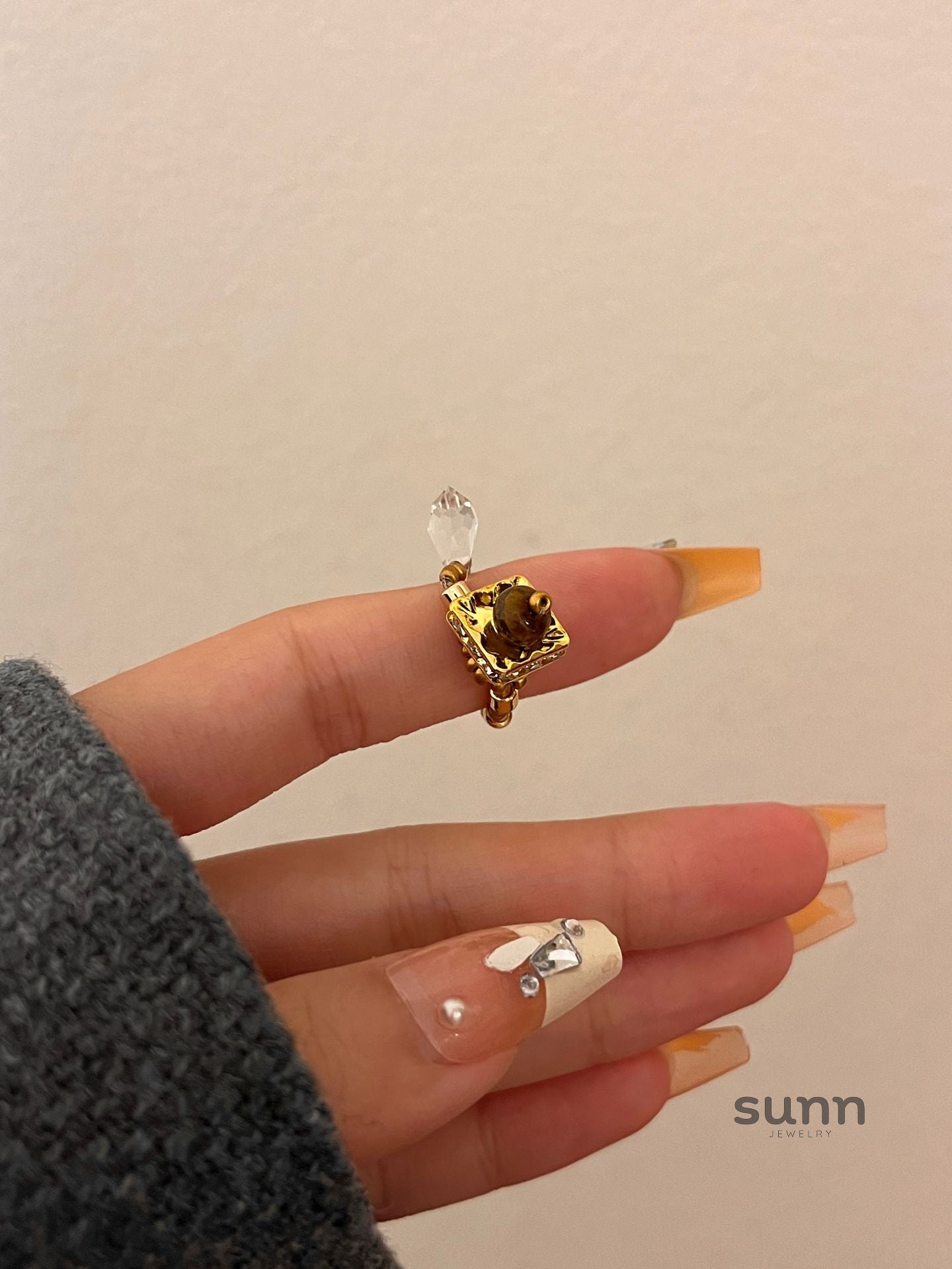 Koralee Beaded Shell Ring Bracelet [0OMLTQU5]