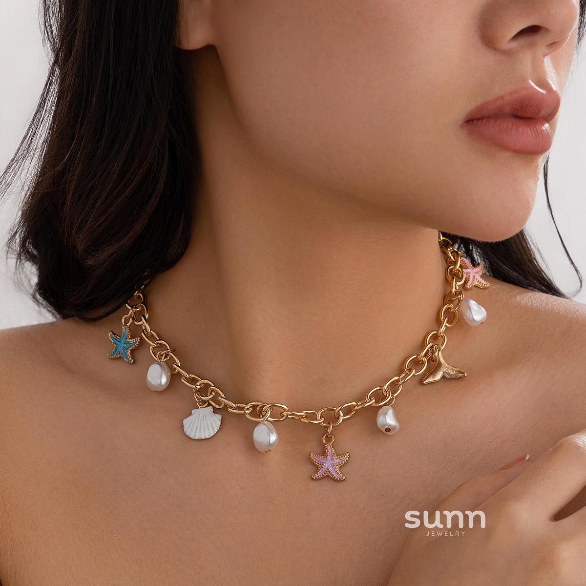 Koralee Ocean Pearl Necklace [7Z6VNQUH]