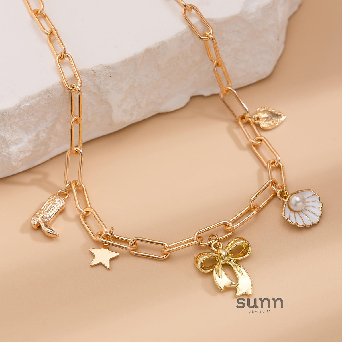 Koralee Ocean Pearl Necklace [SQ99Y659]