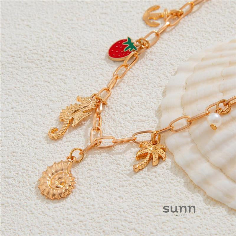 Koralee Ocean Pearl Necklace [SBX0LD9X]
