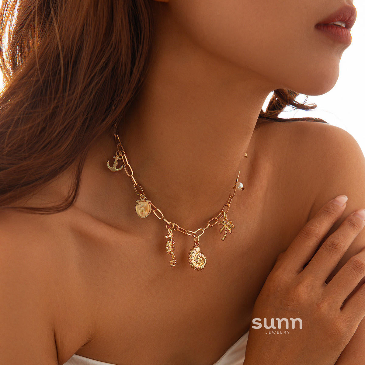 Koralee Ocean Pearl Necklace [K3DBNH4H]