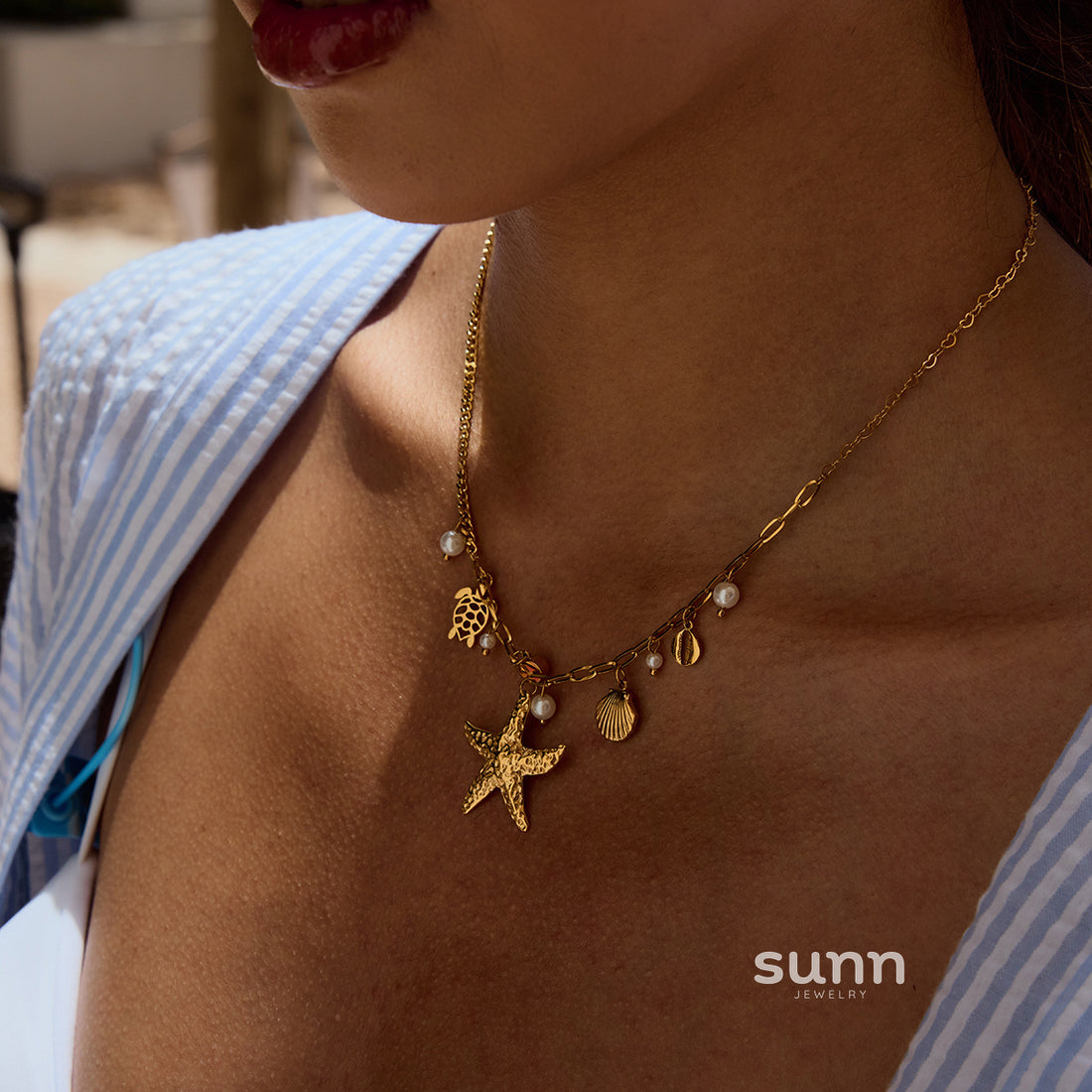 Kori Starfish Pendant Necklace [WTLZLDLE]